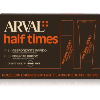 Arval Half Times Fast Tanning Bottle + Tube Set ulei protector pentru accelerarea bronzului - imagine 2